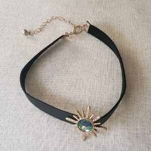 NEW Faux Leather Celestial Goth Choker